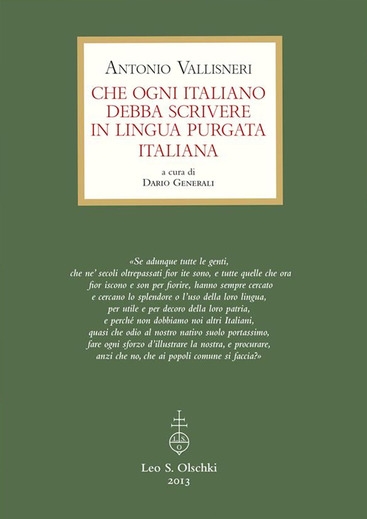 Che ogni italiano debba scrivere in lingua purgata italiana