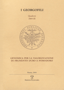 Genomica per la valorizzazione di frumento duro e pomodoro. Firenze, 12 giugno 2009